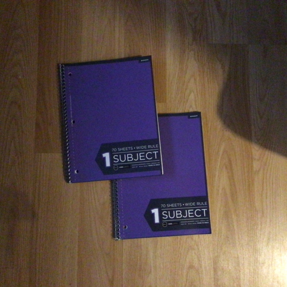 2 NEW WIDE RULED Notebooks - Picture 3 of 3